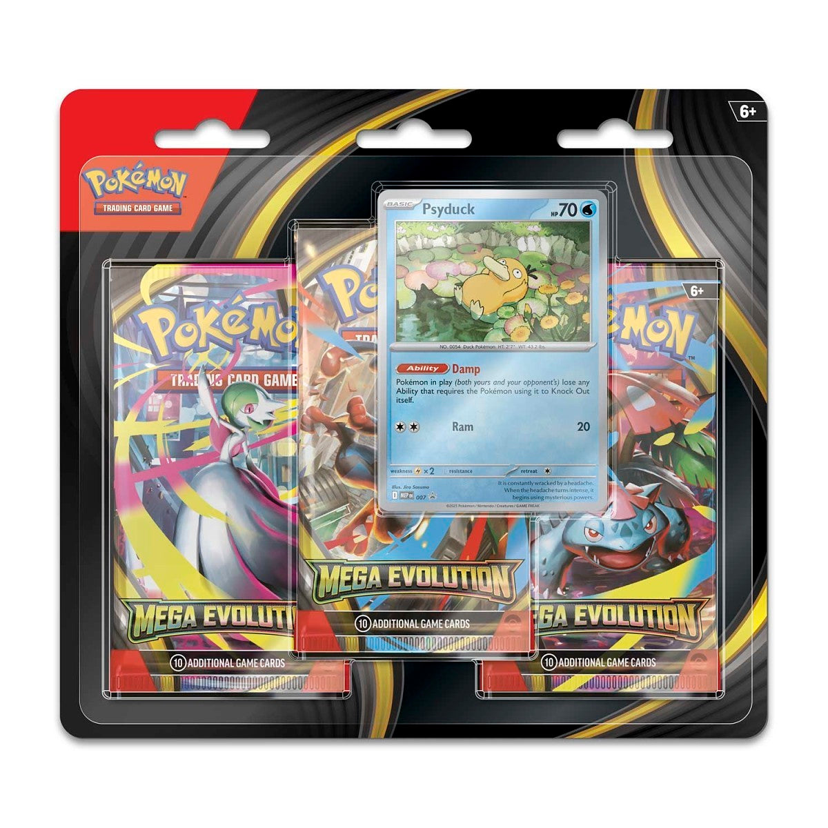 Pokemon Mega Evolution 3 Pack Blister