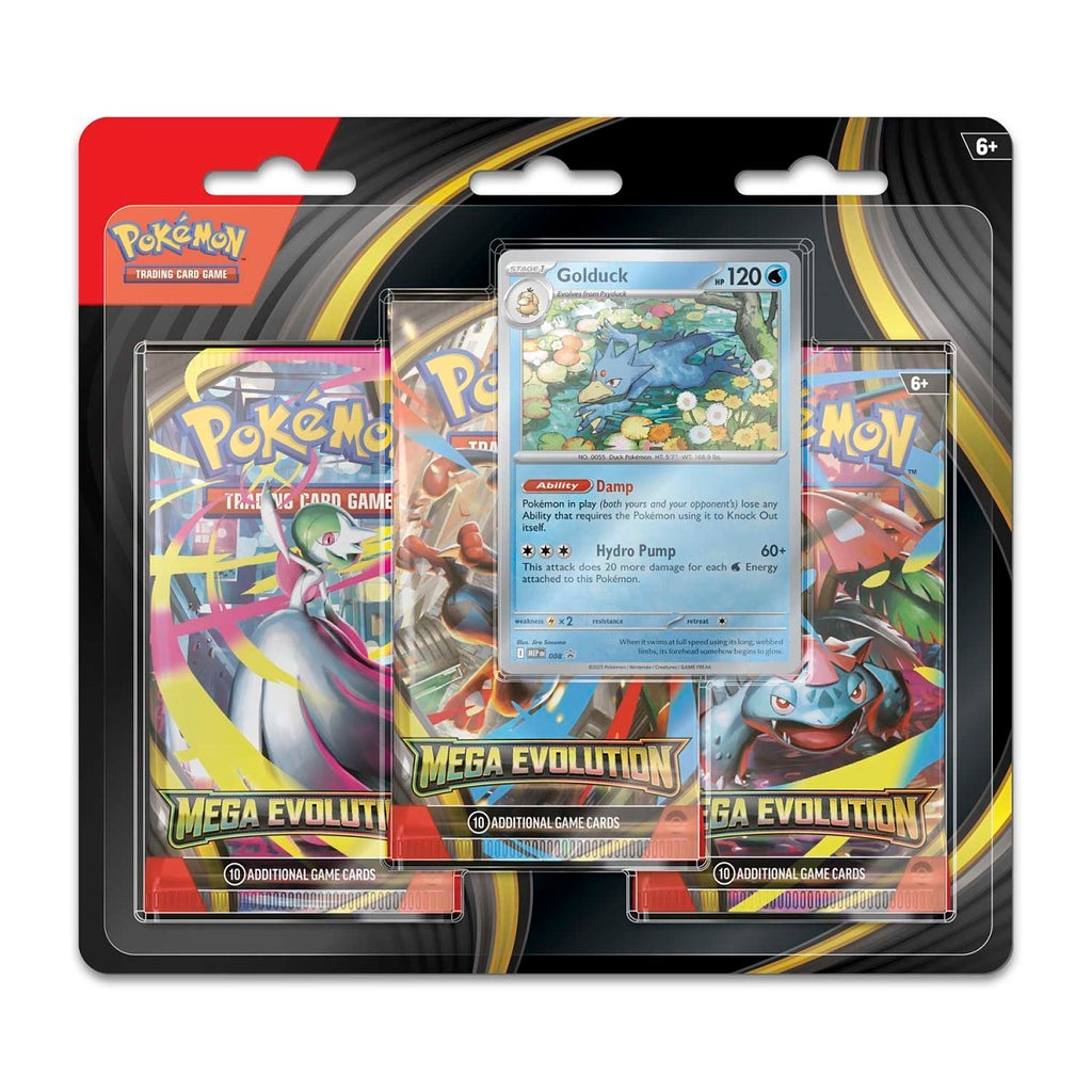 Pokemon Mega Evolution 3 Pack Blister