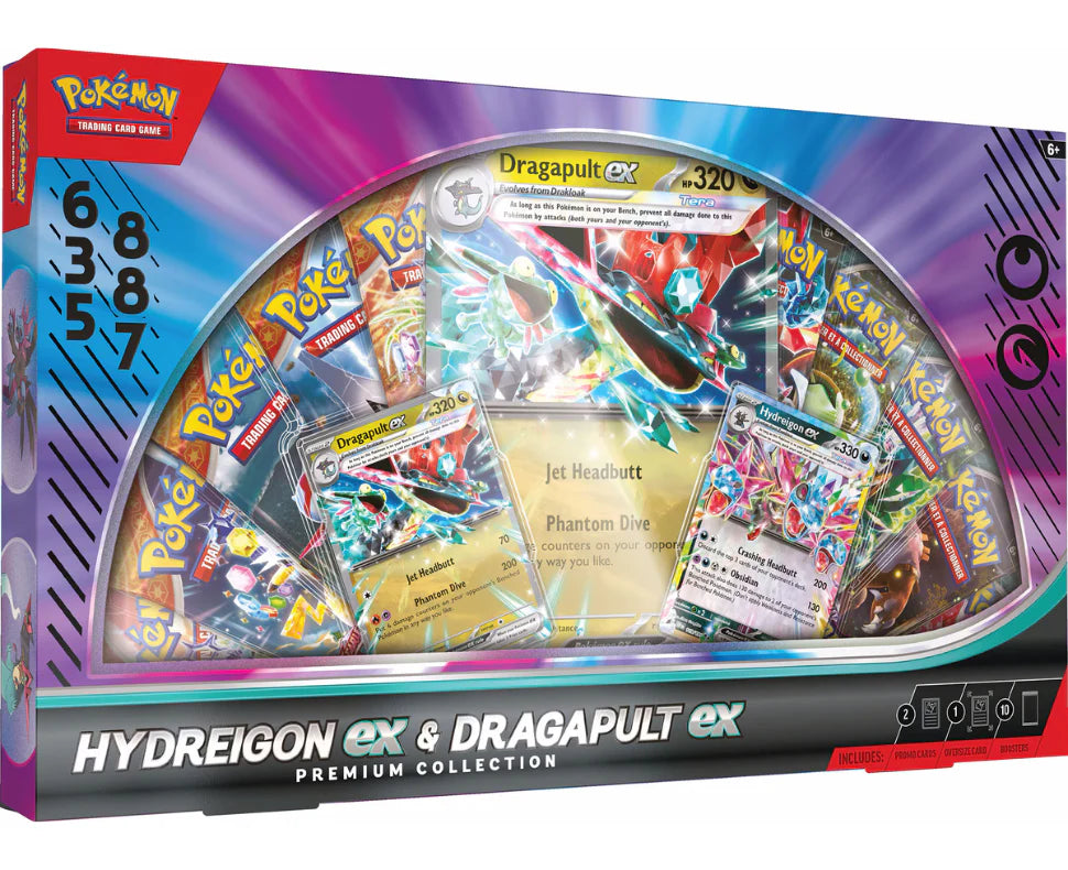 Pokemon - Hydreigon ex and Dragapult ex Premium Collection